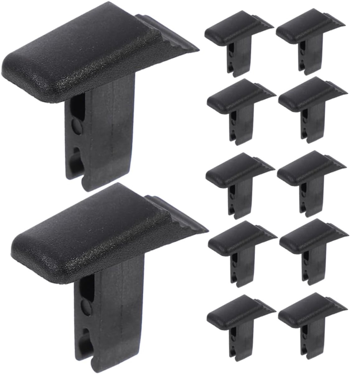 Ladder Onderdelen - Telescoop Ladder - Veilig Gebruik - Directe Vervanging - 12 Stuks - Zwart