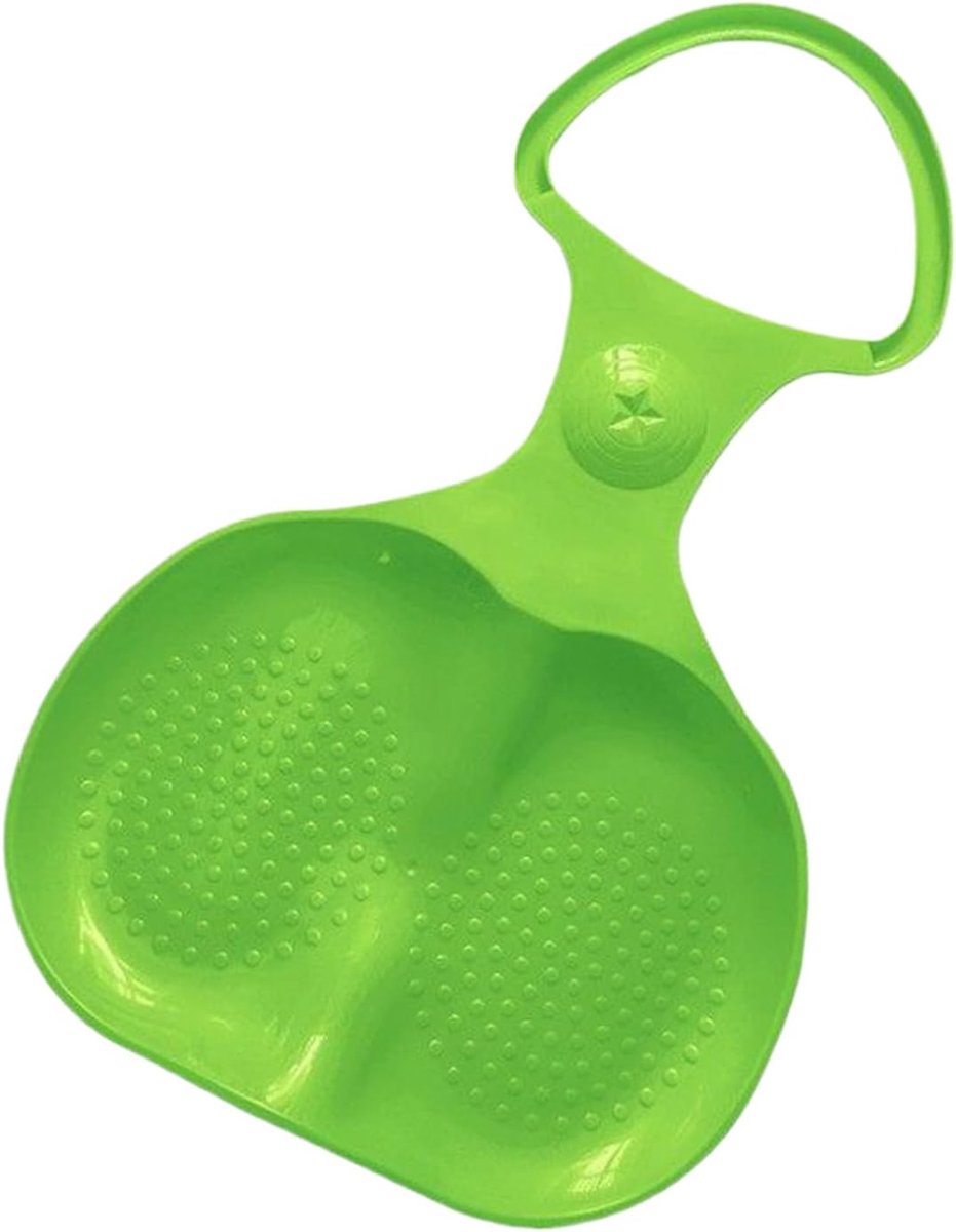 Sneeuwslee - Winterslee - Plezier in de sneeuw - Gestroomlijnde vorm - 55 x 38 x 5 cm - Groen