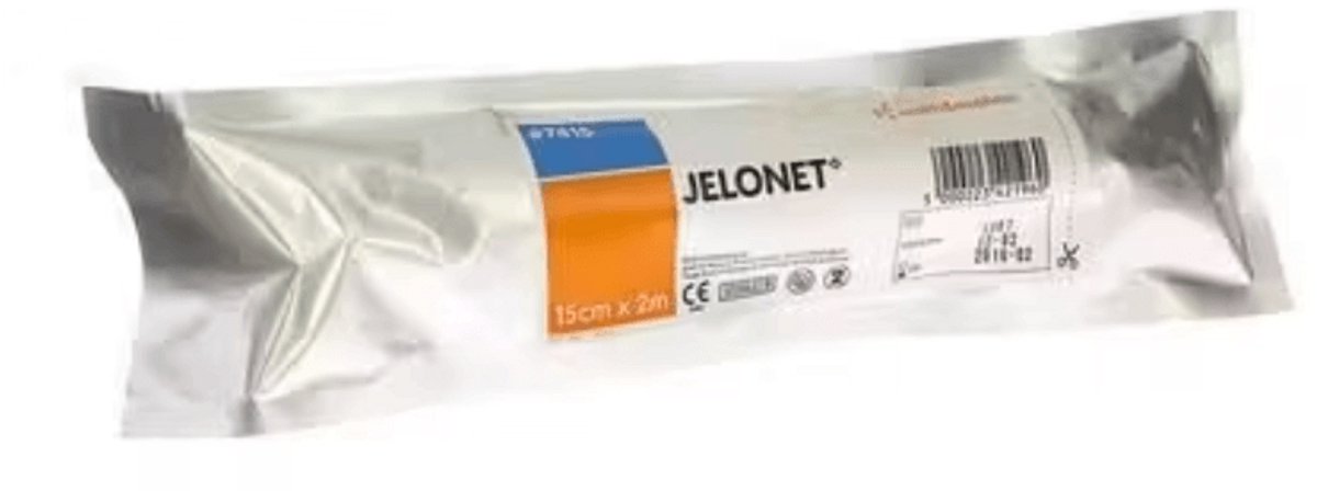 Jelonet zalfkompres 200 x 15 cm 12 stuks