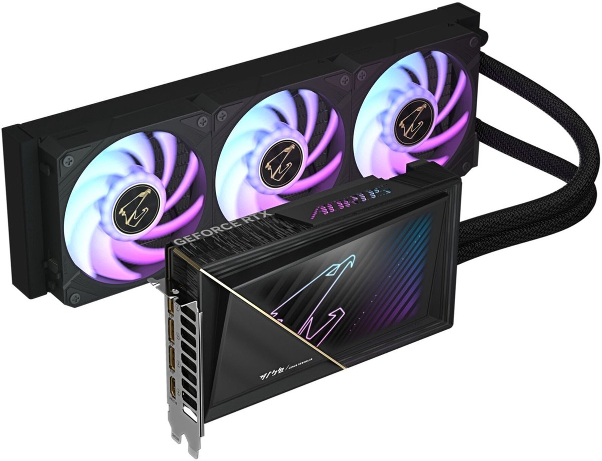GIGABYTE AORUS GeForce RTX 5080 XTREME WATERFORCE 16G - Videokaart