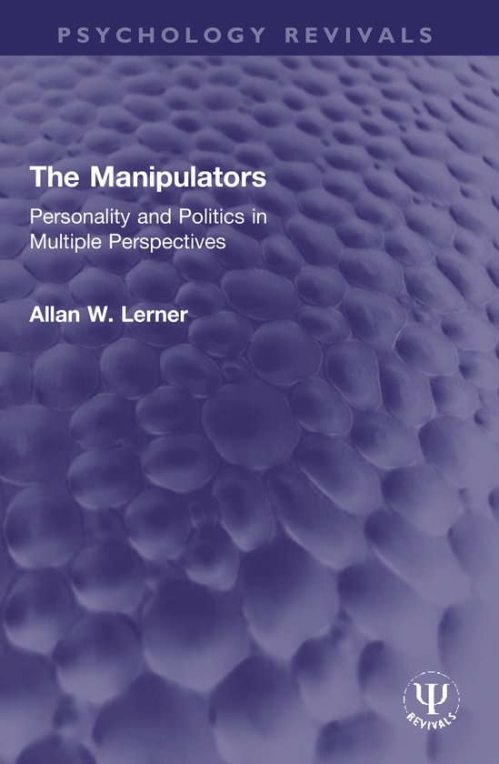 Psychology Revivals-The Manipulators - cover