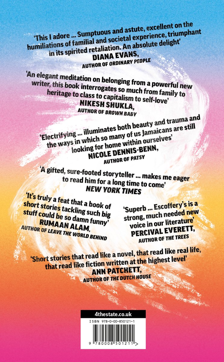 Achterflap van 'If I Survive You' met citaten en ISBN-nummer.