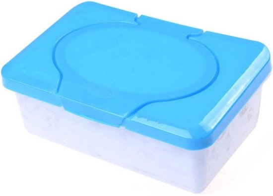 Babydoekjes Houder - Doekjesdispenser Tissue Opberger - Babyverzorging Thuis - Verzwaarde Antislip Basis - 19.5 x 12.5 x 7.5 cm — afbeelding 4