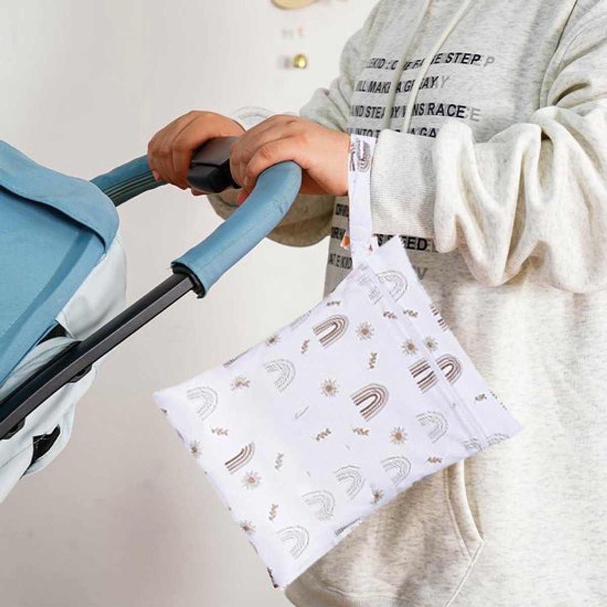 Luierzak Allecto Plus - Wasbaar en met dubbele rits