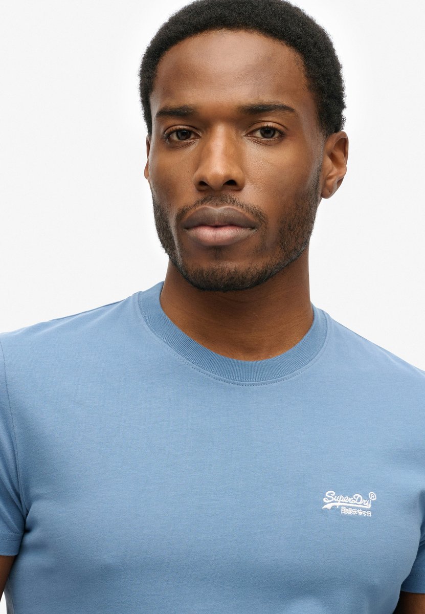 Superdry Essential Logo T-shirt Heren T-shirts Blauw