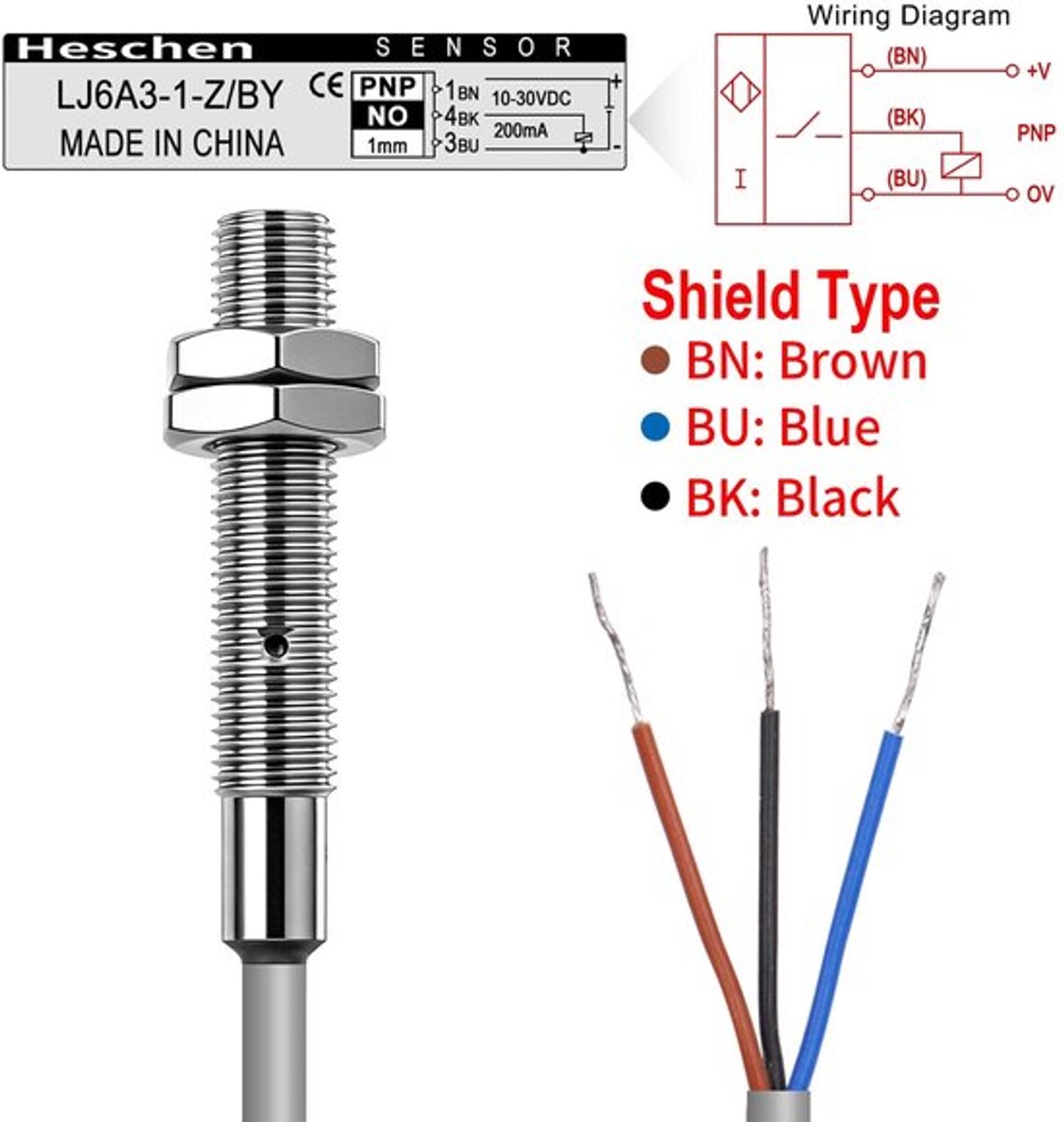 Proximity sensor switch van Dailygoody - inductief
