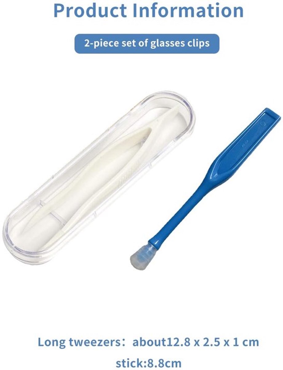 Contactlenzengereedschap met pincetten en remover set van 2