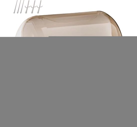 Babyfles Organizer - Droogrek Flessen - Babyvoeding Opslag - Stofdicht Deksel - 26x26x26 cm - Bruin — afbeelding 5