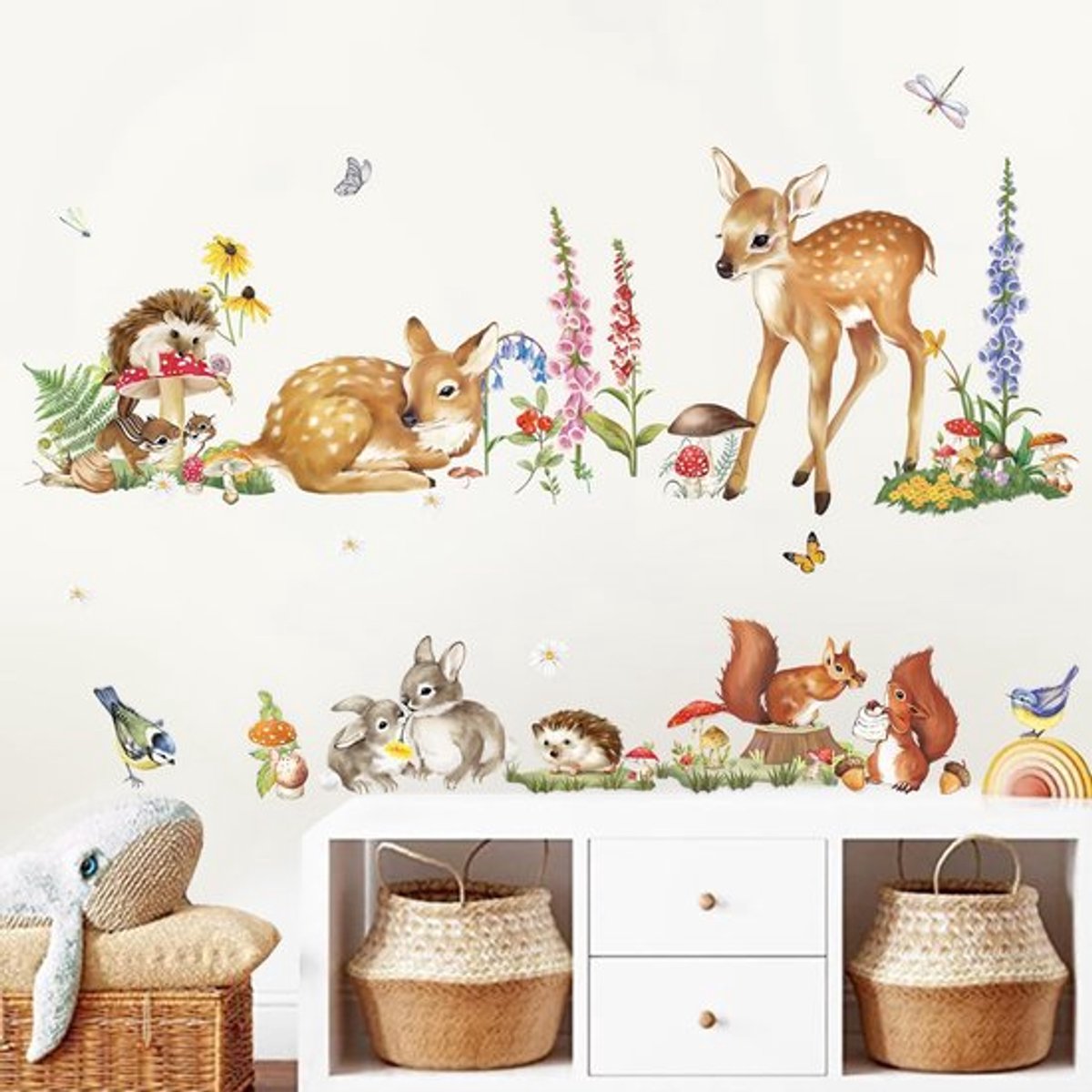 Perfect wanddecoratie met dierenstickers van MTTProducts