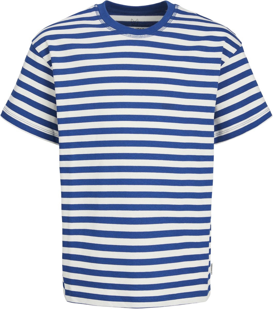 JACK&JONES - JORSANTORIN STRIPE TEE SS CREW NECK JNR - Jongens - T-shirts