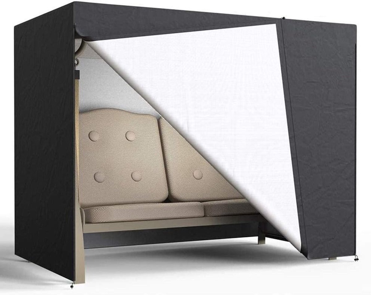 SnelShoppen - 2-zits Tuin Hangmat Beschermhoes, Waterdichte Oxford 210D, UV-Bescherming, 160 x 125 x 170 cm, Ideaal voor Buiten, Tuinmeubelen, Wind- e