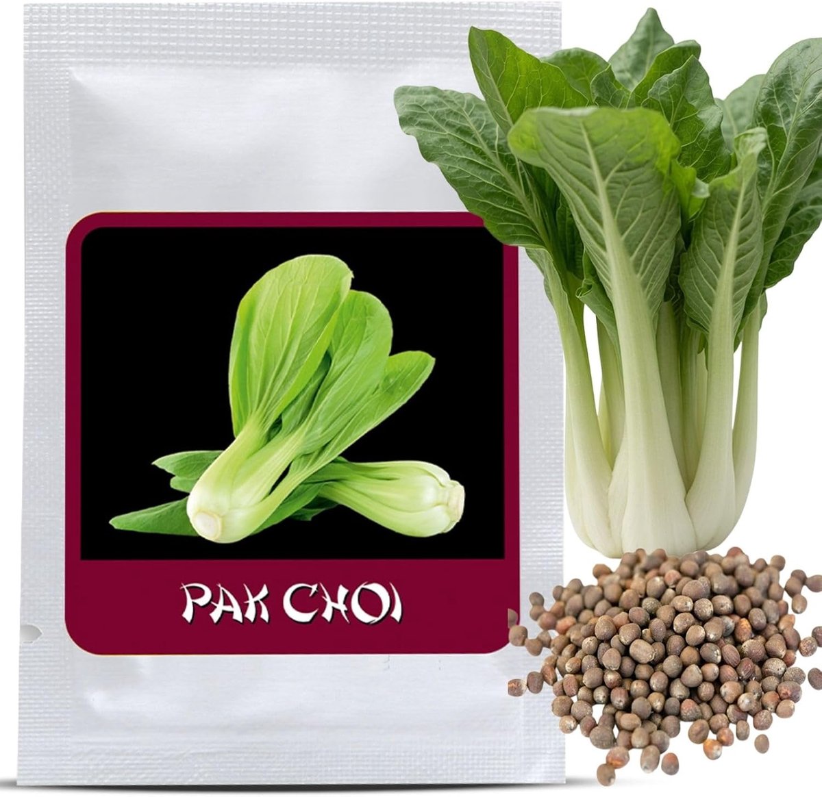 SnelShoppen - Pak Choi Zaden (100 Stuks) - Aziatische Kool voor de Tuin | Groentezaden - Weerbestendig - Ideaal voor Moestuin en Kas - Voor Authentiek