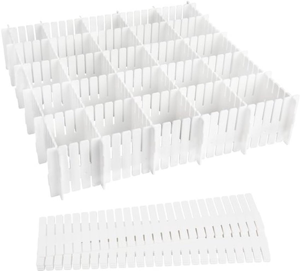 adorbox Lade-organizer 16-delig Verstelbaar voor Keuken, Kast, Bureau en Badkamer
