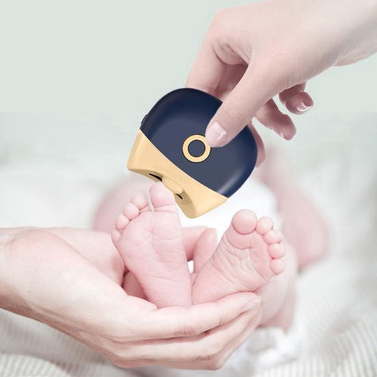 Elektrische Nagelknipper - Automatische Nageltrimmer met LED-verlichting en Nagel Opbergdoos - Twee Snelheden - Oplaadbaar via USB - Groen — afbeelding 2