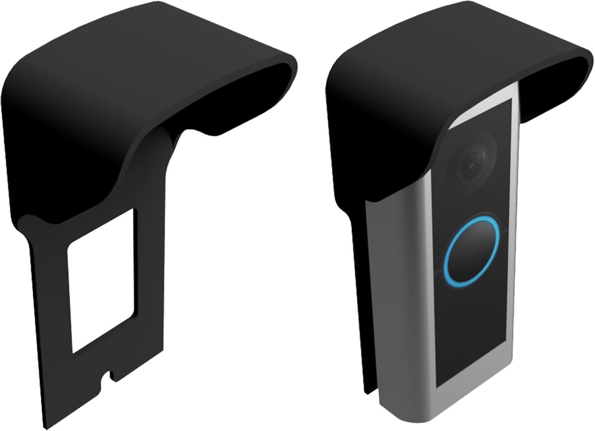 SnelShoppen - Regenbescherming voor Video Doorbell Pro & Pro2 - Weerbestendig, Zon- en Regenbescherming, Geen Boren Nodig, Duurzaam en Makkelijk te Be
