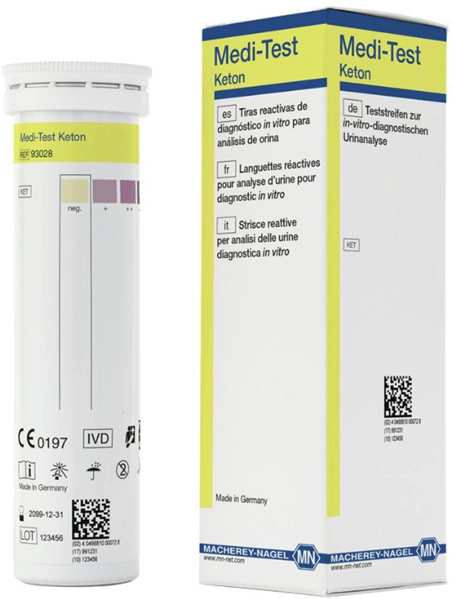Medi-Test Ketonen urine 100 teststrips