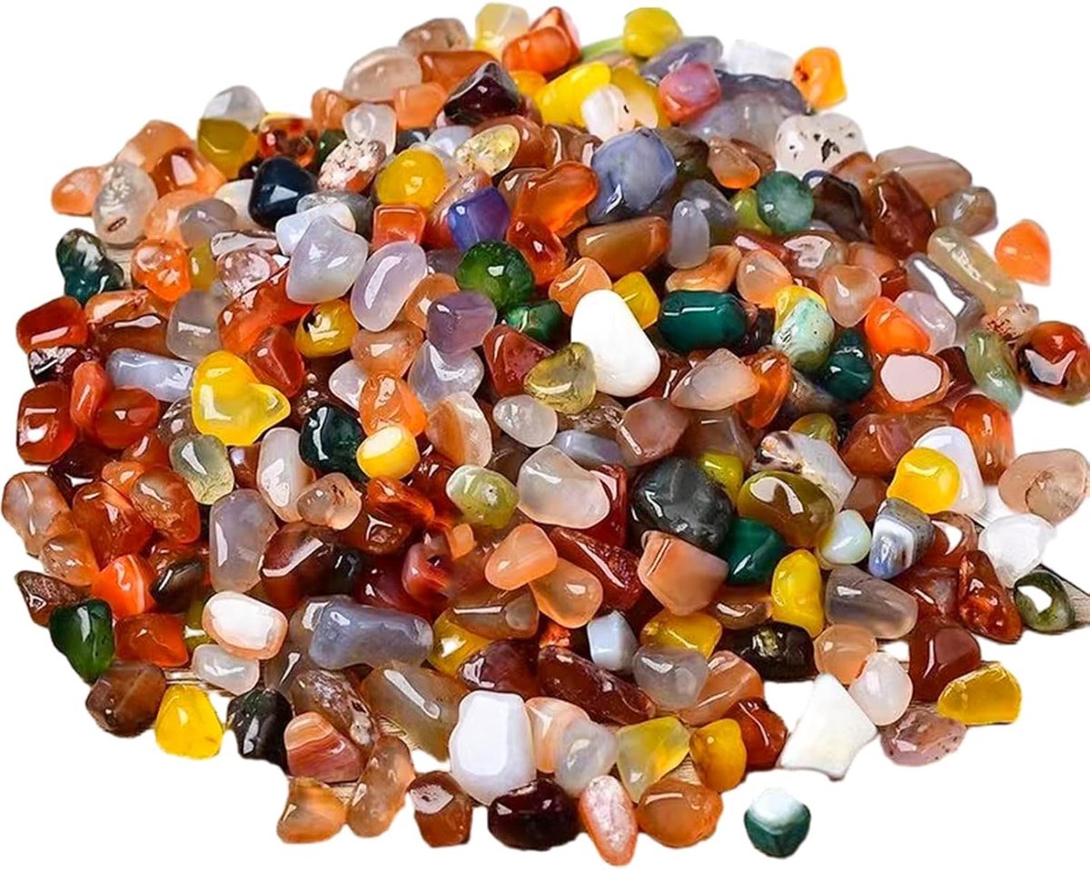 SnelShoppen - 200 g Natuurgrind Decoratief Zand voor Bloempotten, Kiezelstenen, Aquarium en Marmerdecoratie - Geschikt voor Glazen Tank, Tuinvloer
