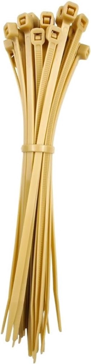 Thijox - OutdoorFix Kabelbinders 150x3,5mm - 50 Stuks Weerbestendig en UV-bestendig - Bamboe/Riet Licht - Perfect voor Tuin, Camping en Buitengebruik