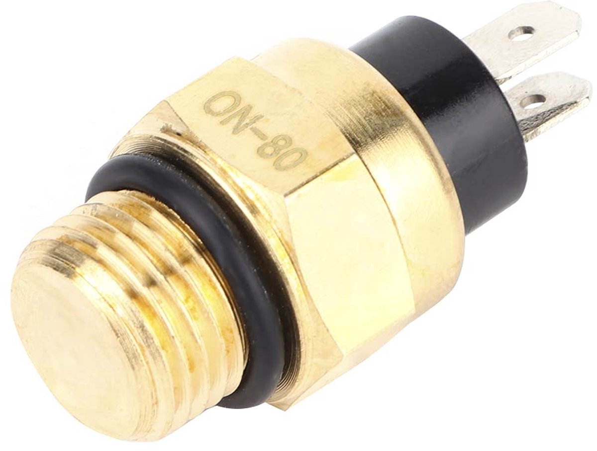 SnelShoppen - Ventilator Temperatuur Schakelaar Motorfiets Radiator Koelventilator Thermostaat Sensor voor ATV300 CF500 - Energiebesparend en Hoge Pre