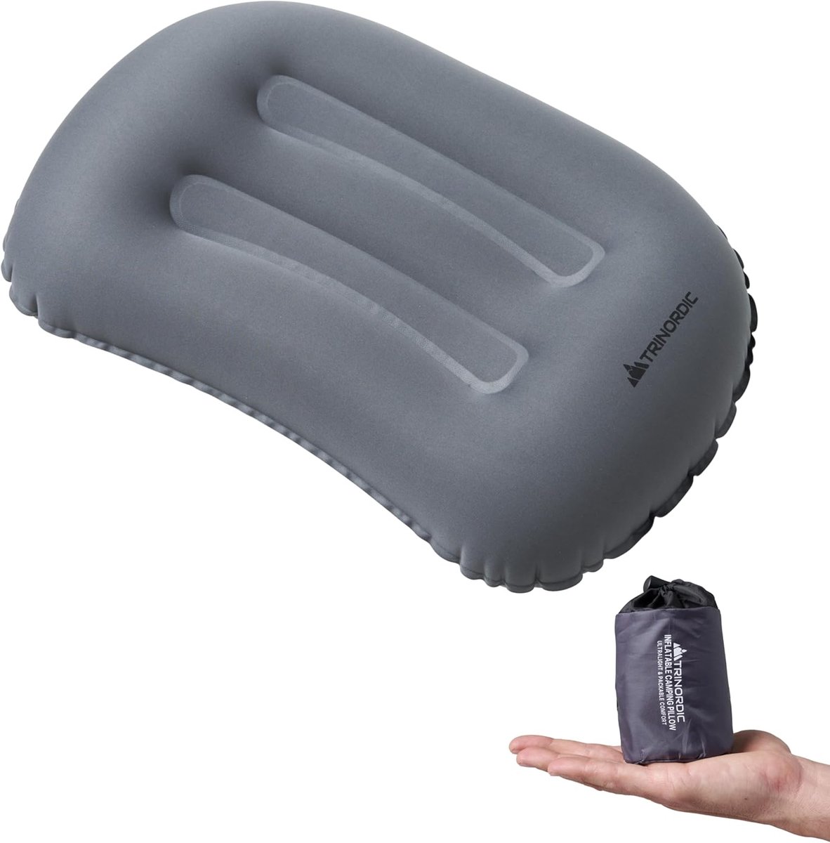 Thijox - Ultralicht Opblaasbaar Campingkussen 90g - Extra Zacht, Instelbaar Ventiel - Ideaal voor Kampeerders, Wandelaars en Outdoor Avonturen