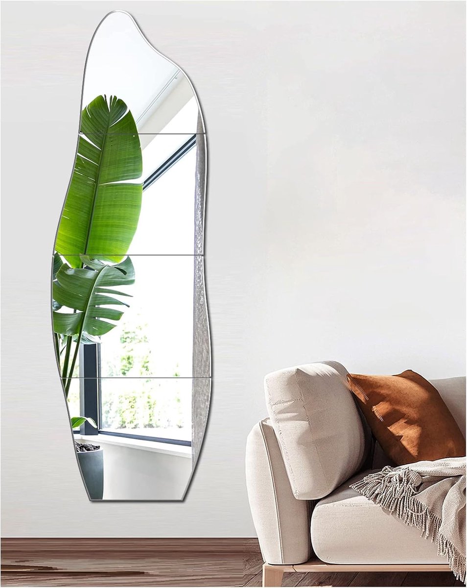 SnelShoppen - Zelfklevende Spiegeltegels HD-Glas voor Muur, Kast, Deur en Woonkamer - Decoratieve Wandspiegel, Rechthoek en Vierkant, 15x15cm, 15x23cm