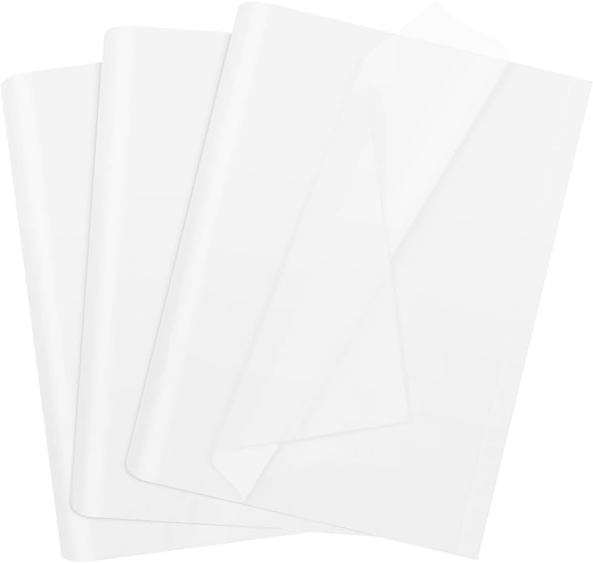 SnelShoppen - 100 Vellen Wit Tissuepapier 35x50cm - Cadeau Inpakpapier voor Kerst, Bloemstukken, DIY, Verjaardag, Bruiloft en Decoratie