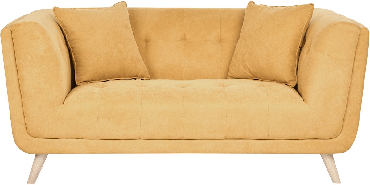 HABO - Tweezitsbank - Mosterdgeel - Polyester