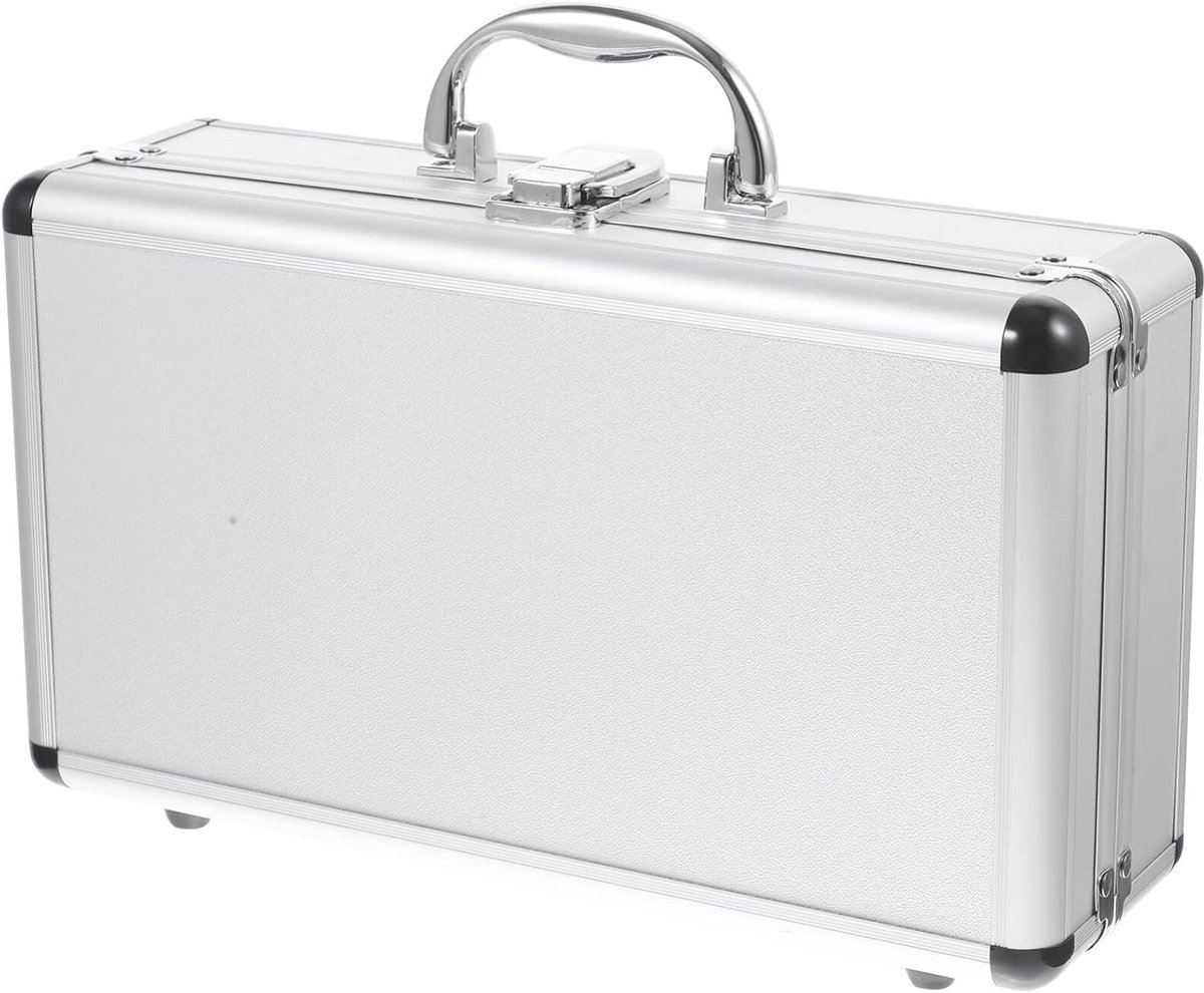 SnelShoppen - Aluminium Gereedschapskoffer met Combinatielock, Draagbare Opbergdoos voor Gereedschap, Grote Capaciteit voor Thuis, Kantoor, Reizen