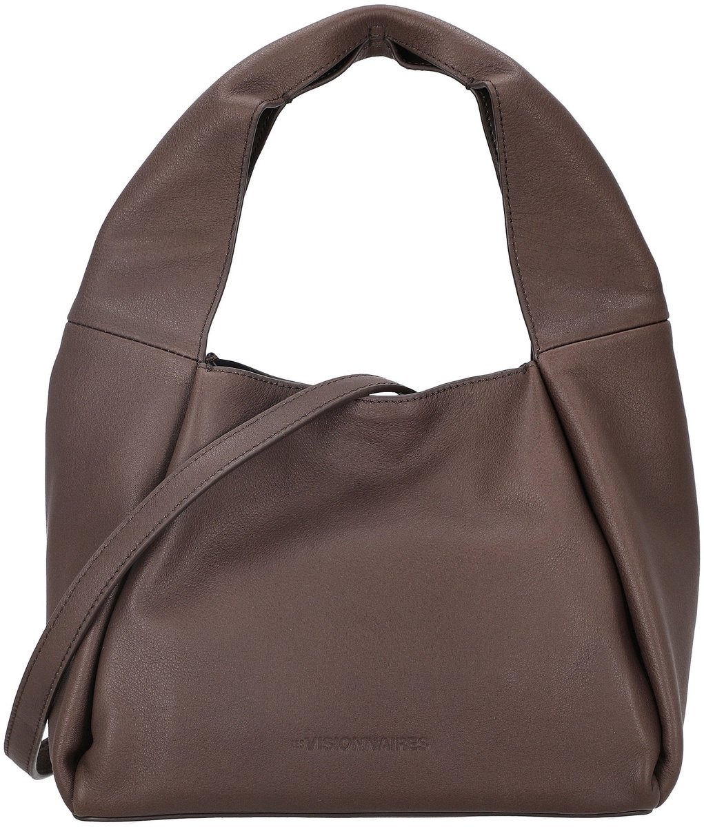 Les Visionnaires Coralie Essential Soft Grainy - Schoudertas 24 cm (chocolate)