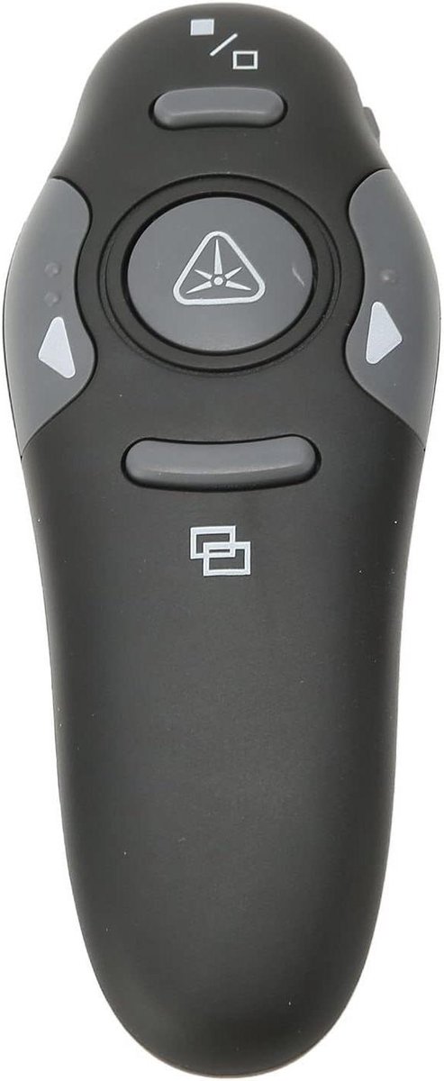 Presentatie Clicker - Draadloze Presentator - Dia's Besturen - 15 Meter Bereik - Compact Formaat - Zwart