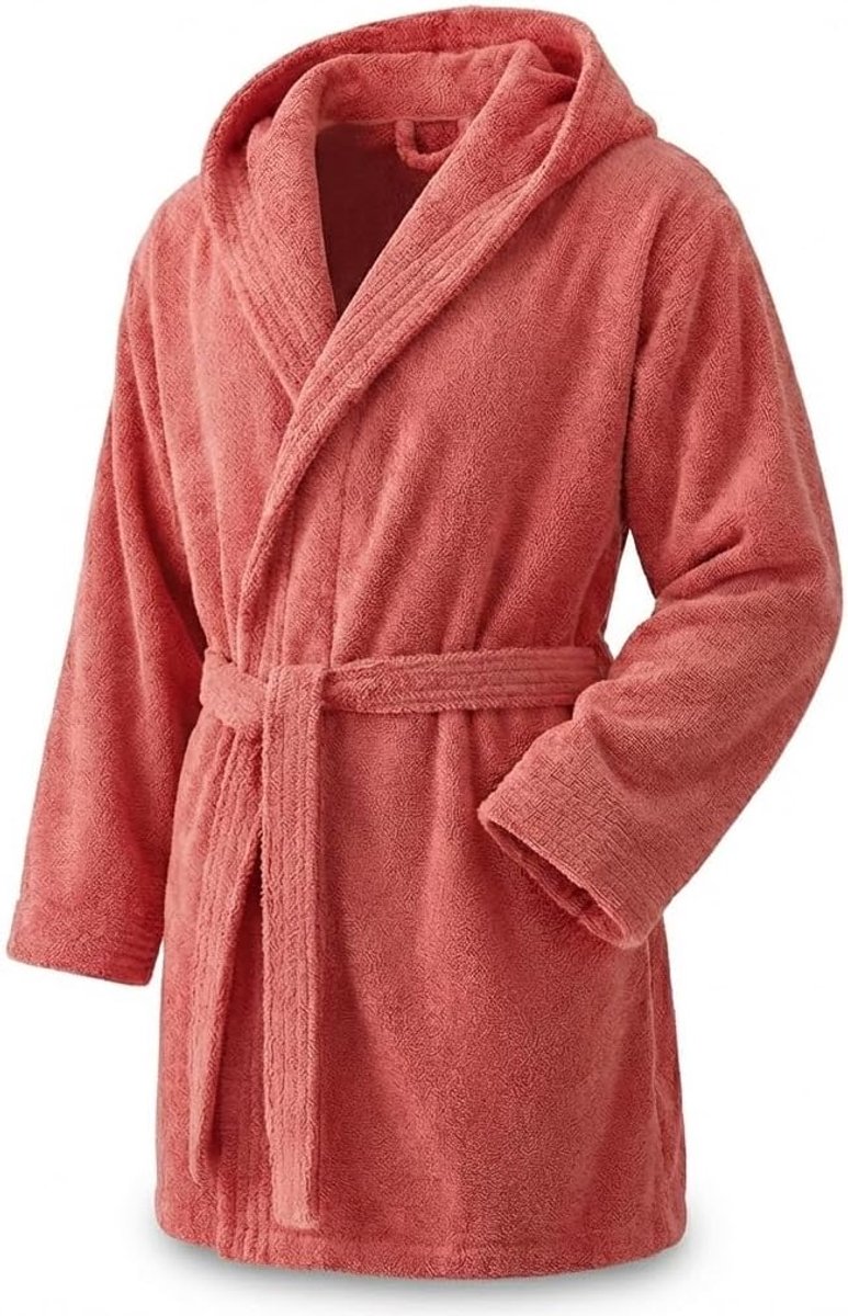 SnelShoppen - Unisex Badjas voor Volwassenen - Elegant L, Katoen, Ideaal voor Thuis, Welln