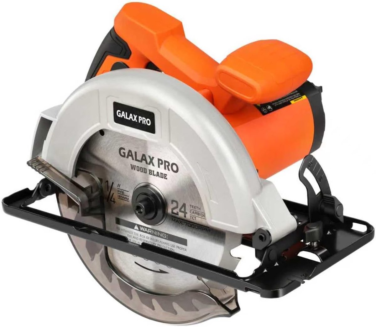 SnelShoppen - 1400W Cirkelzaag met 185mm Zaagblad, 6000RPM, Diepte- en Hoekverstelling voor Hout, PVC en Meer - Veilig en Comfortabel Zaaggereedschap