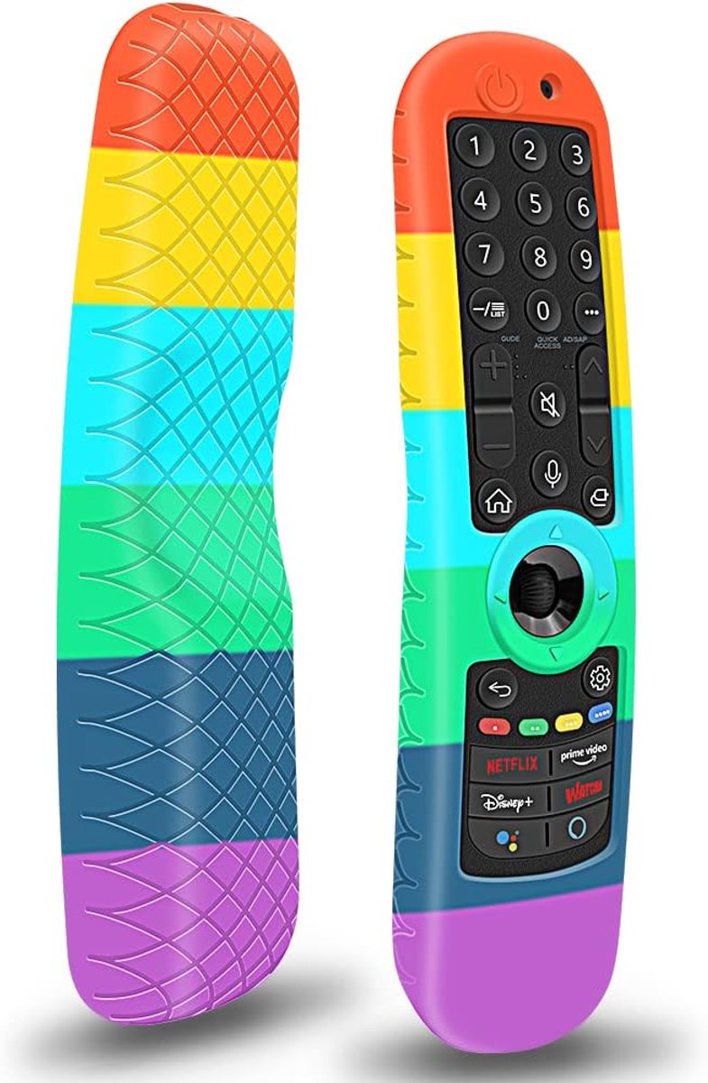 SnelShoppen - Silicone Protective Case voor LG Smart TV Magic Remote - Non-Slip Cover voor AN-MR21GA, MR21GC, MR22GN, MR22GA, MR23GN - Perfecte Pasvor