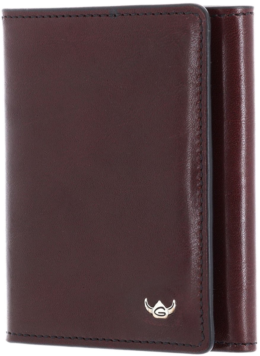Golden Head Leren portemonnee Colorado RFID Protect Minischeintasche 1011 Bordeaux wijnrood