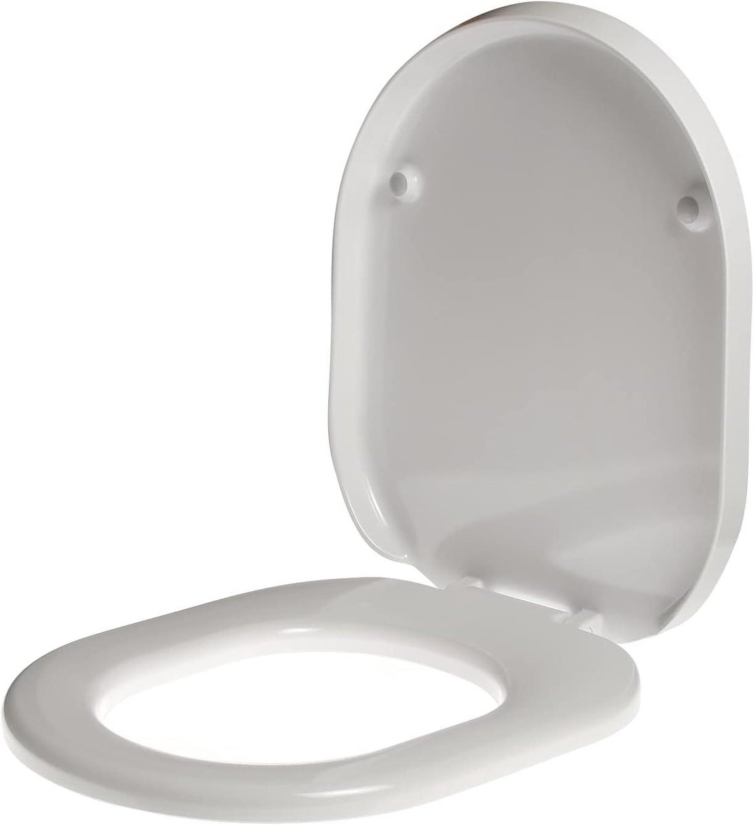 Toiletbril - WC deksel - Badkamer vernieuwen - Soft Close sluiting - 455 x 360 mm - Wit
