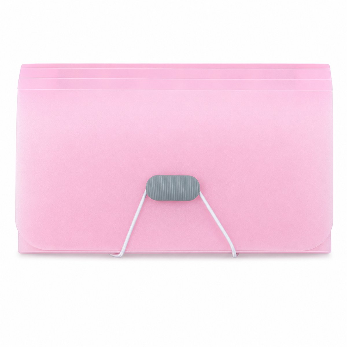 VHV - Bonnetjesmap - Mini Harmonicamap met 13 Vakken en Handgreep - Compacte Organizer voor Facturen en Coupons - Roze