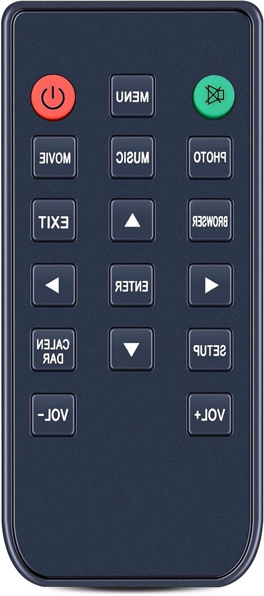 Vervangende Afstandsbediening - Universele Controller - Fotolijst Bediening - Directe Werking - 8 Meter Bereik - Zwart