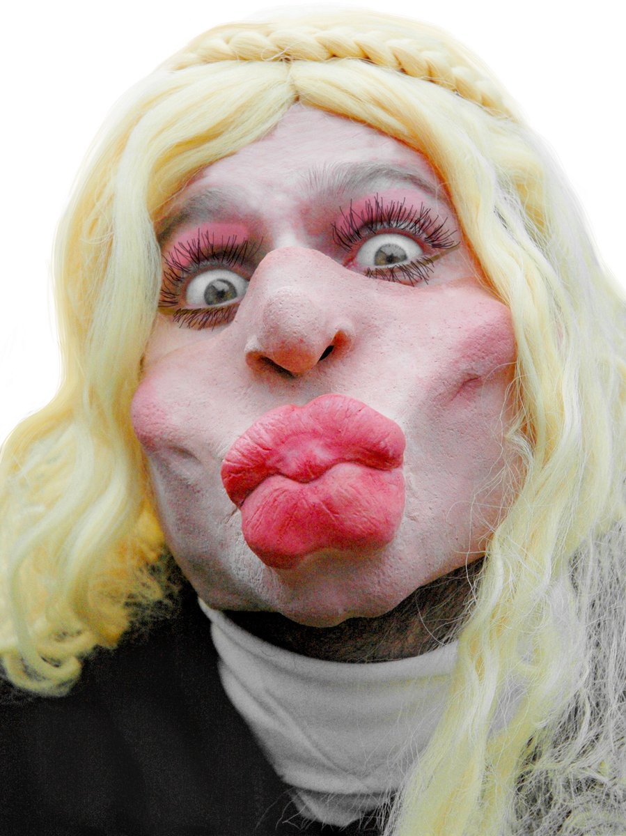 Dikke Kus Masker - Halloween Carnaval Kostuum Gezichtsmasker