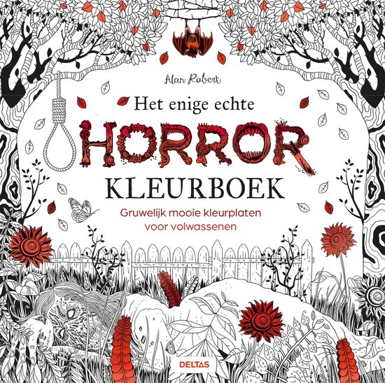 Het enige echte horror kleurboek - cover