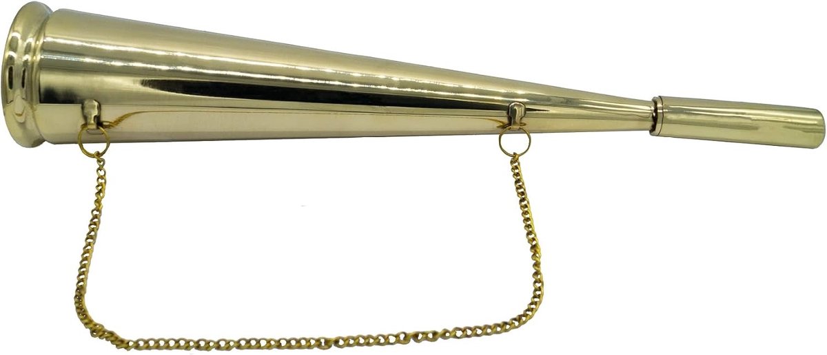Luchthoorn - Messing - 360 mm - Hoogwaardig Gepolijst - Voor Akoestische Signalen