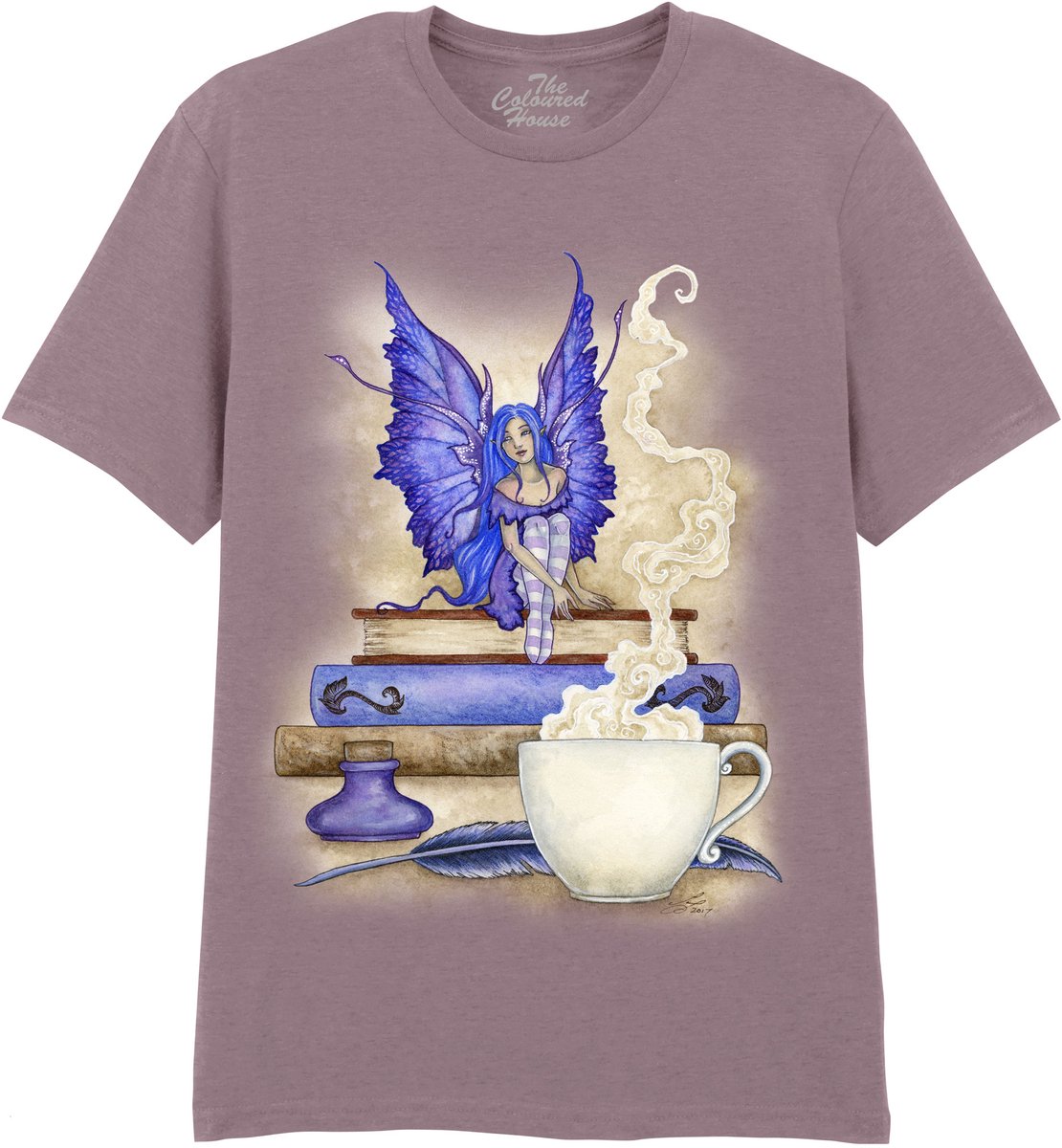 Blue Bookworm The Coloured House T-shirt L