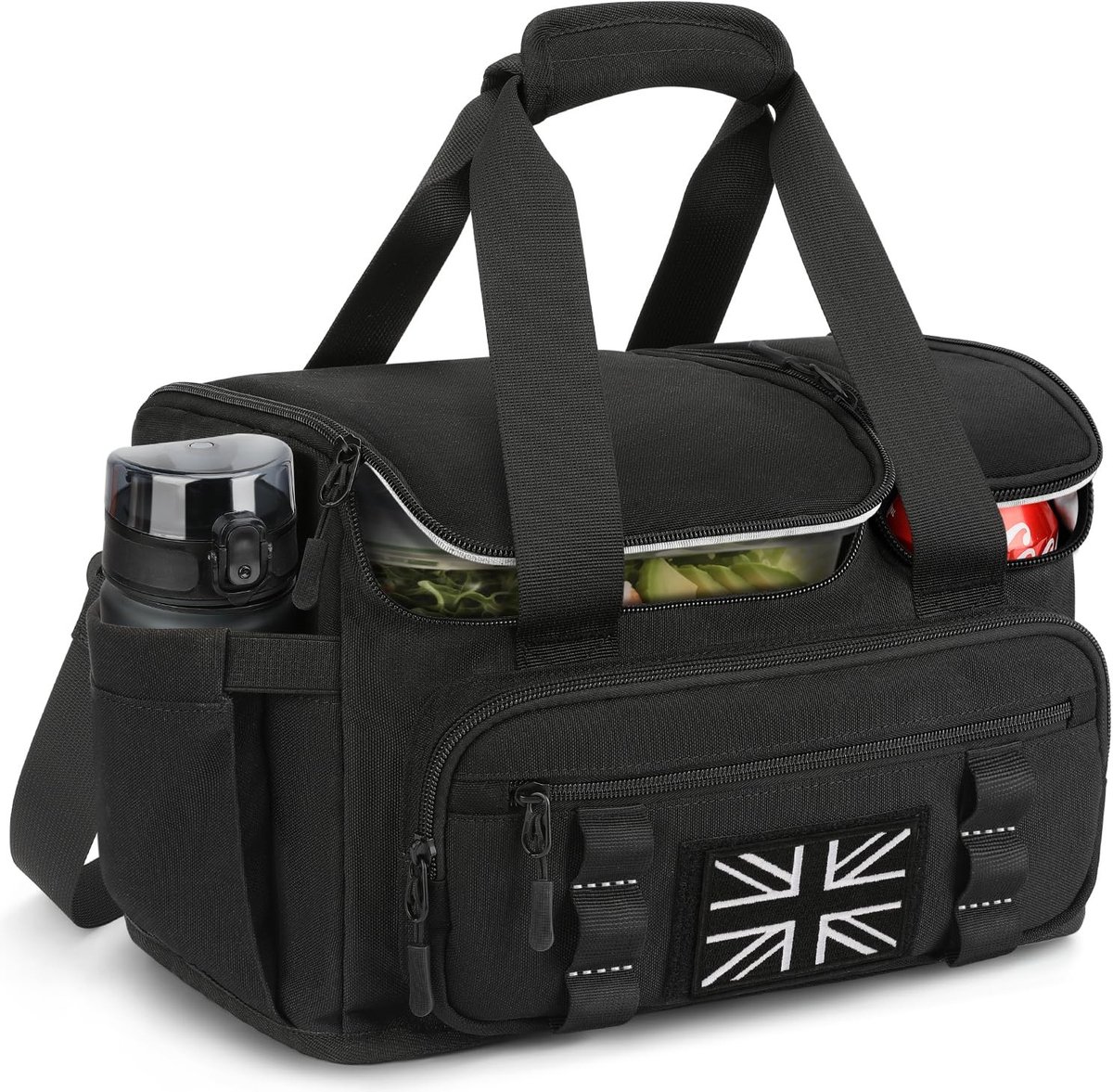 Solidchoice - Geïsoleerde Lunchtas voor Heren, 15L, Zwart