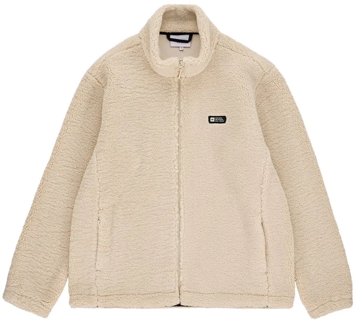 Makia Park Fleece Jas Beige M Man