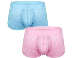 SUKREW Net Shorts Multipack 1x Breeze Blue + 1x Summer Pink - MAAT XXL