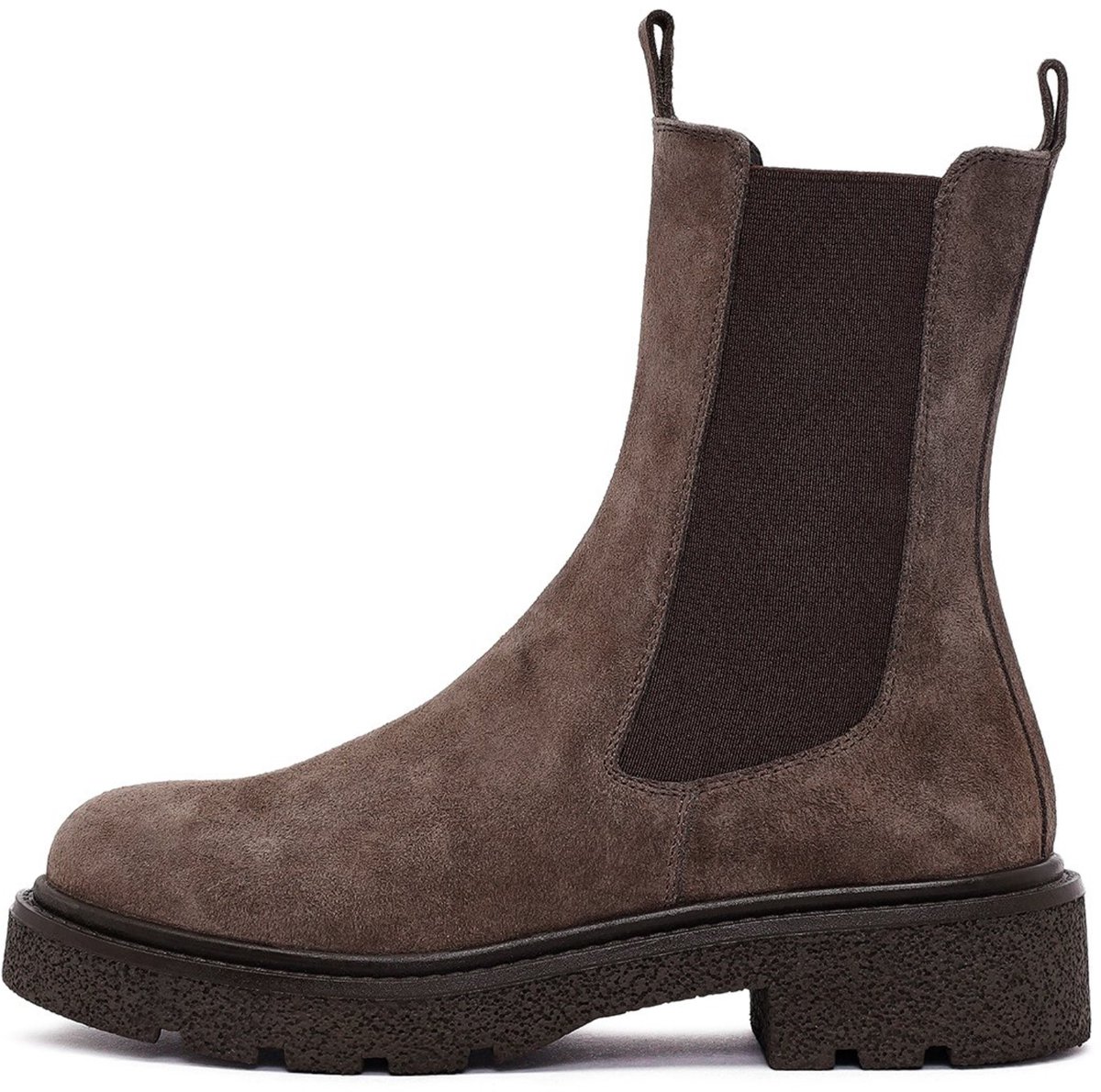 DERIMOD Chelsea Boots Suede Leather Chelsea Boots