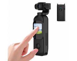 WINNES Pocket Camera - 1080P Action Camera met Draaibare Lens - Vlogcamera - WiFi POV Cameras - Touchscreen en 130° Wide Angle Lens, 270° Rotating Head - Tot wel 14 uur totale gebruiksduur met oplaadgrip.