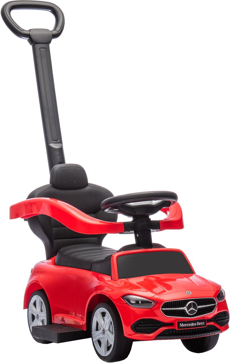 AIYAPLAY Ride-on Sliding Car-Kunststoff, Stahl-91L x 40B x 83H cm-Rot