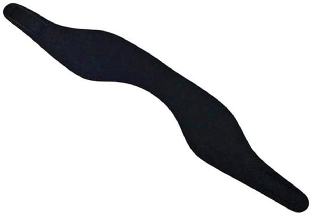 Zwarte oorbeschermers voor zwemmen en douchen, maat M, hoofdband voor waterspelletjes, oorkapjes, water- en zweetbestendige bandjes, oorbeschermers voor in bad.