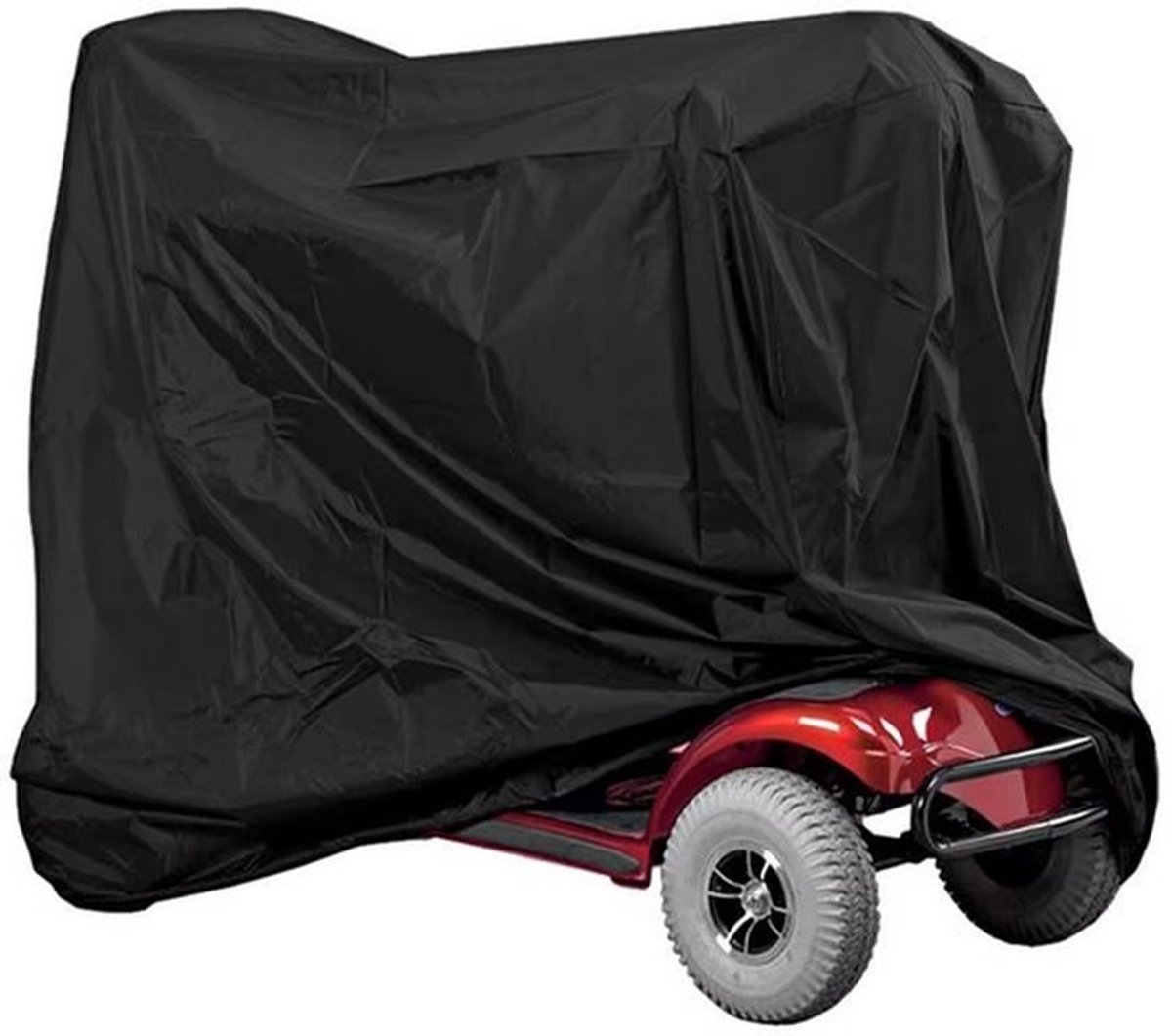 Hoes voor scootmobiel, waterdichte hoes voor rolstoel, geschikt voor opslag, accessoires voor scootmobielen, weerbestendige beschermhoes voor buiten - 190*71*117 cm zwart