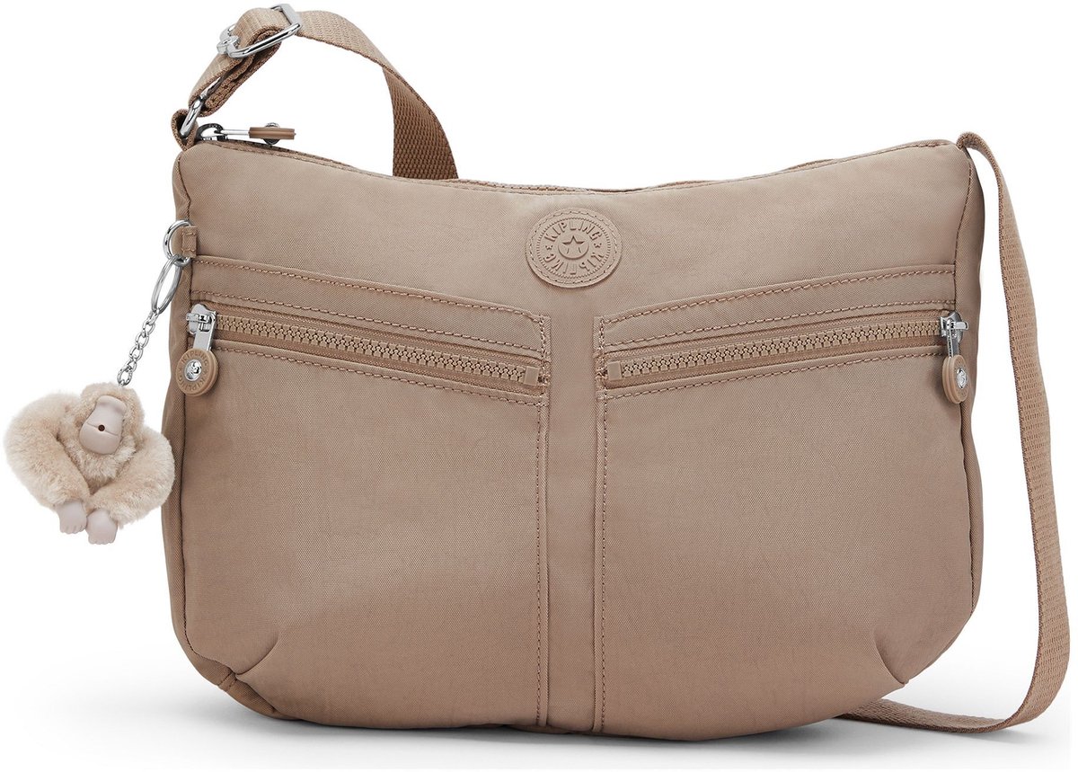 kipling schoudertas Izellah Crossbody Tan Beige